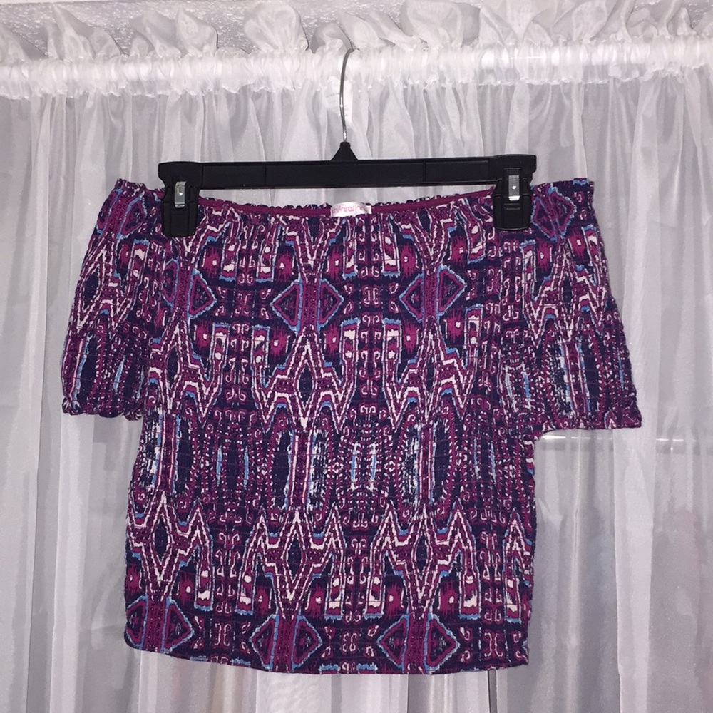 Colorful Strapless Crop top (Ribbed Material)